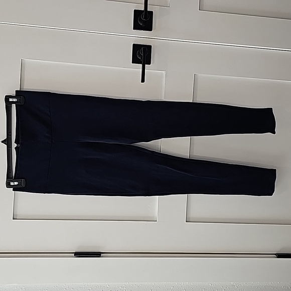Foreign Exchange Pants - Foreign Exchange navy zipper dress leggings size Small
